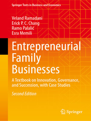 cover image of Entrepreneurial Family Businesses